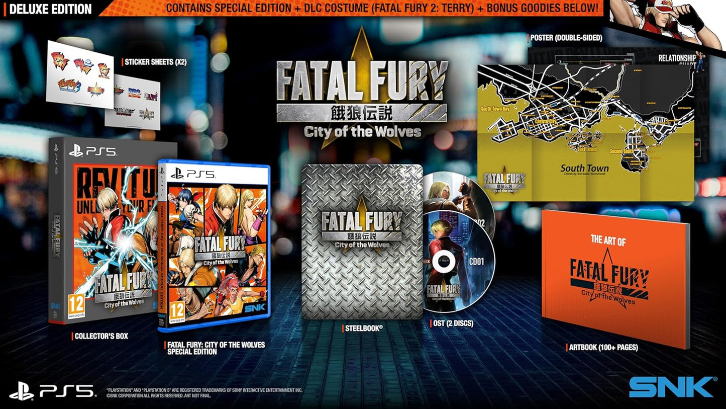FATAL FURY CITY OF THE WOLVES DELUXE EDITION - NUOVO MAI APERTO