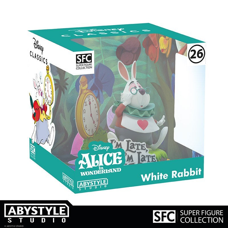 ABYSTYLE DISNEY: ALICE IN WONDERLAND - "WHITE RABBIT" FIGURE SFC 10 CM