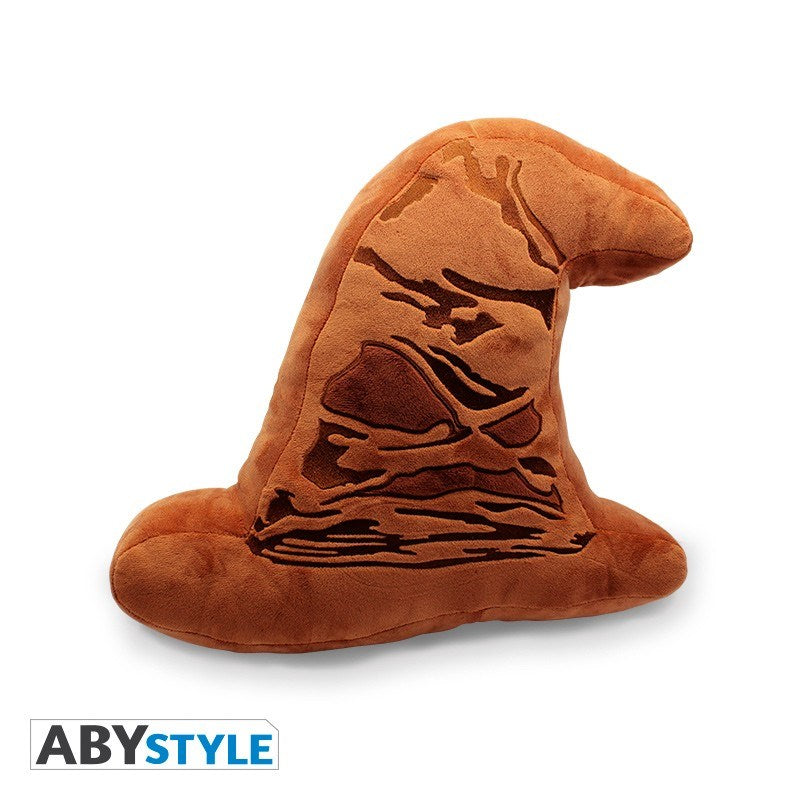 ABYSTYLE HARRY POTTER - CUSCINO: "CAPPELLO PARLANTE" (CON SUONI)
