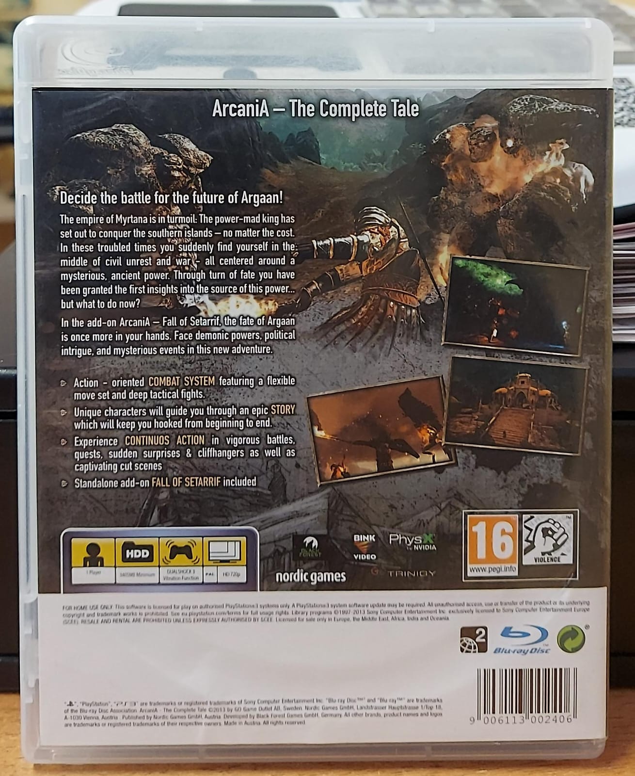 ARCANIA THE COMPLETE TALE