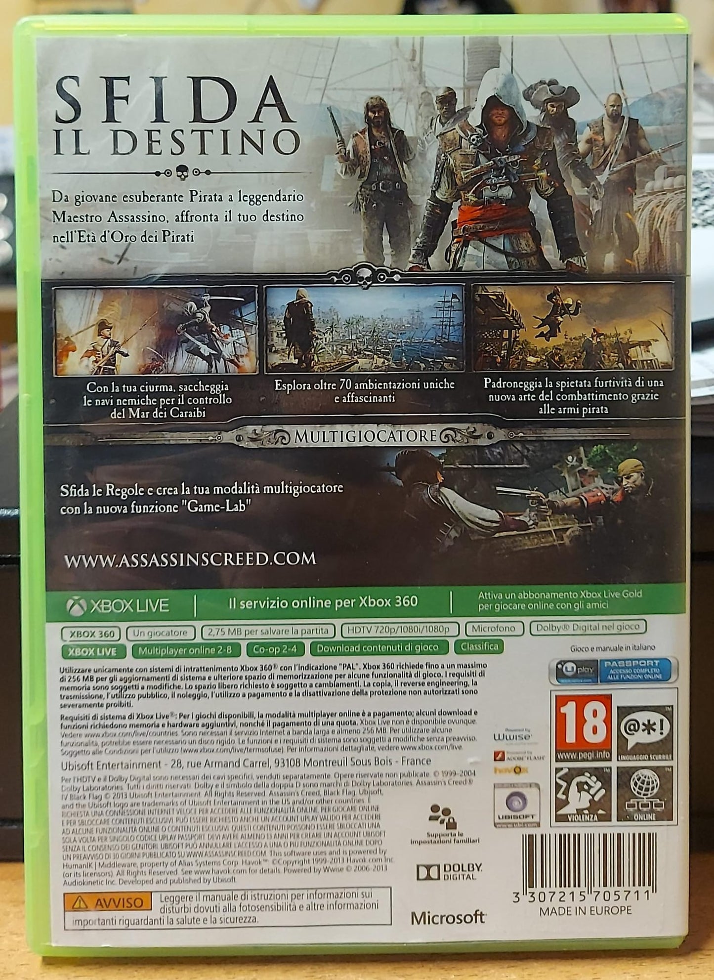 ASSASSIN'S CREED IV BLACK FLAG