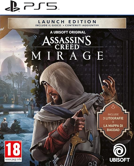 ASSASSIN'S CREED MIRAGE LAUNCH EDITION - NUOVO MAI APERTO