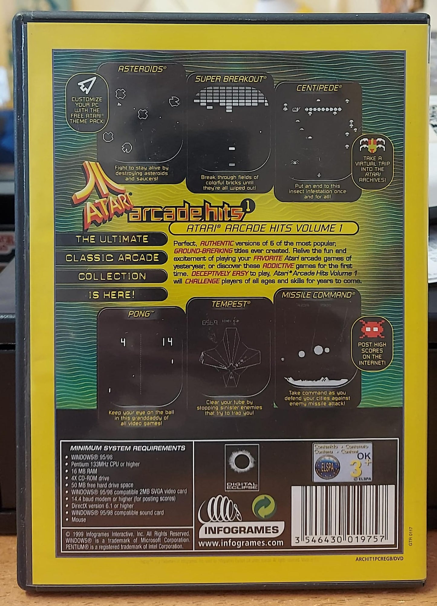 ATARI ARCADE HITS 1