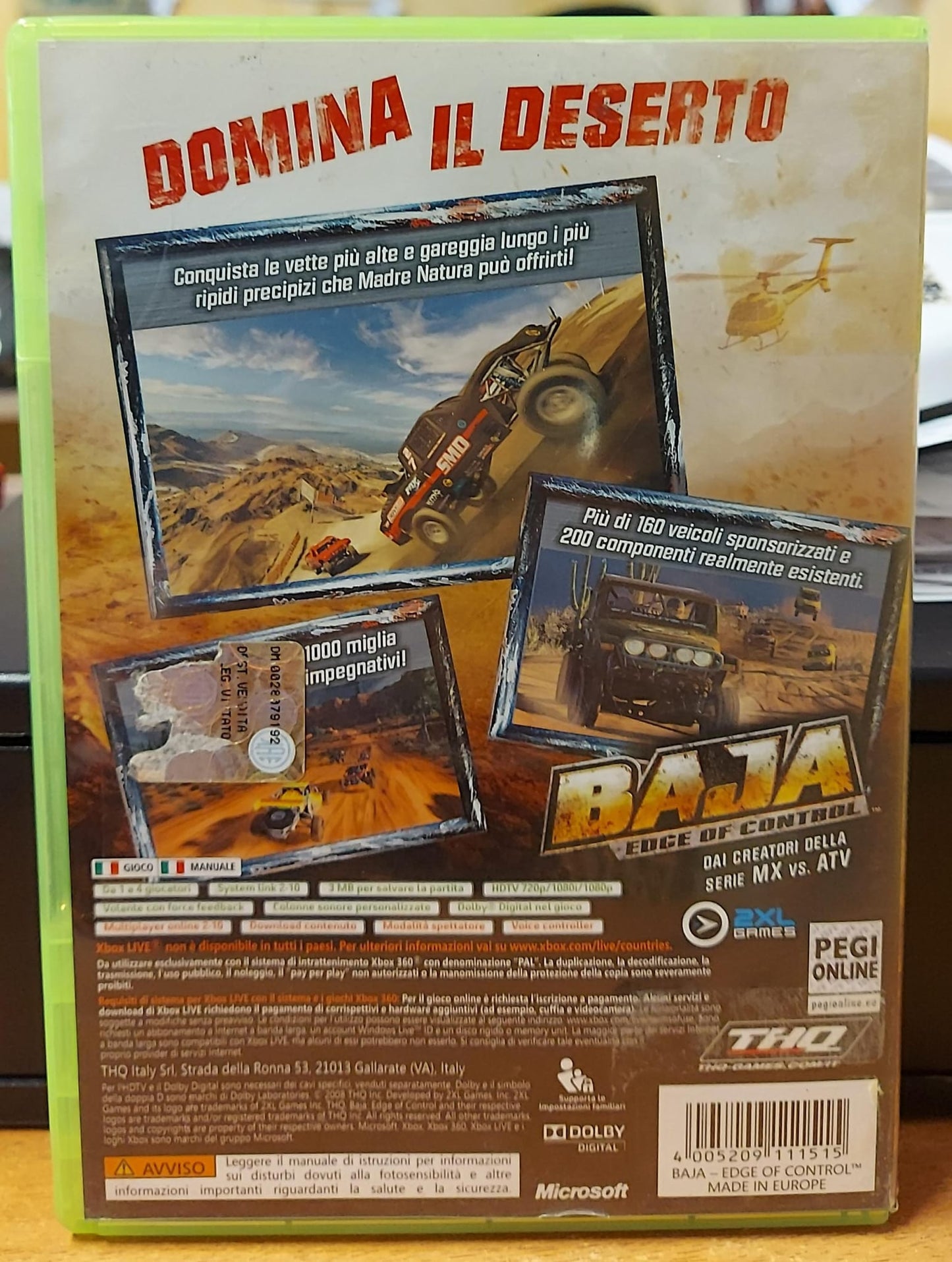 BAJA EDGE OF CONTROL