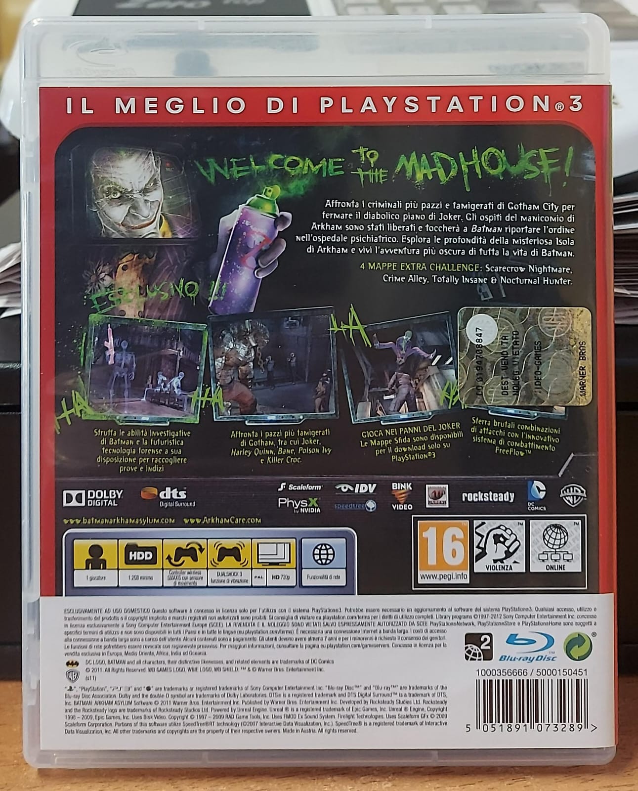 BATMAN ARKHAM ASYLUM GOTY - ESSENTIALS