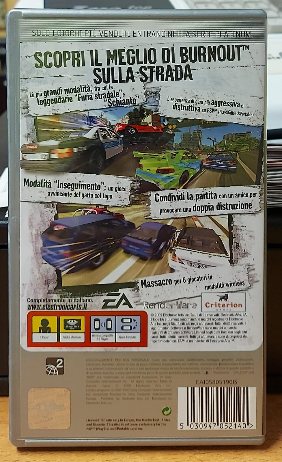 BURNOUT LEGENDS - PLATINUM