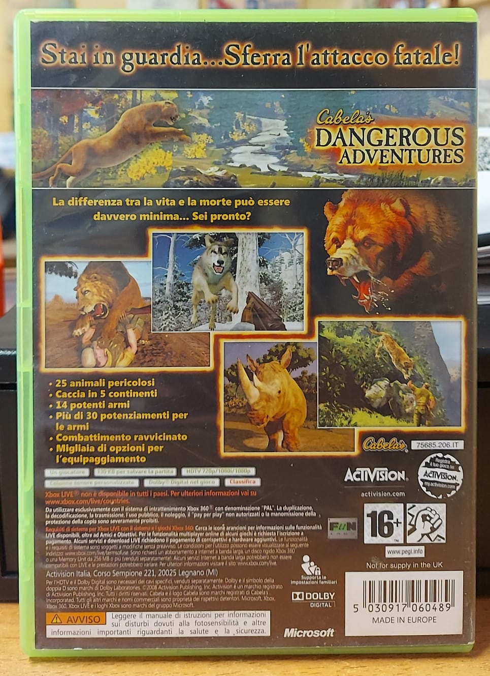 CABELA'S DANGEROUS ADVENTURES