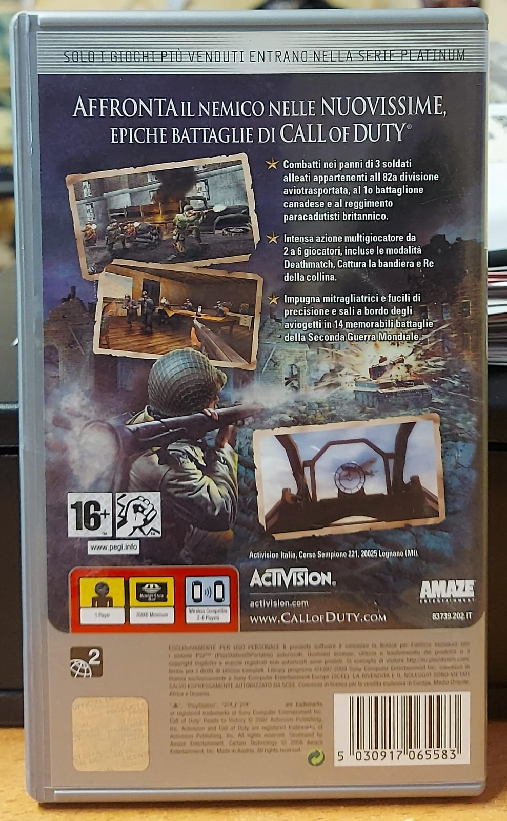 CALL OF DUTY LA STRADA PER LA VITTORIA - PLATINUM