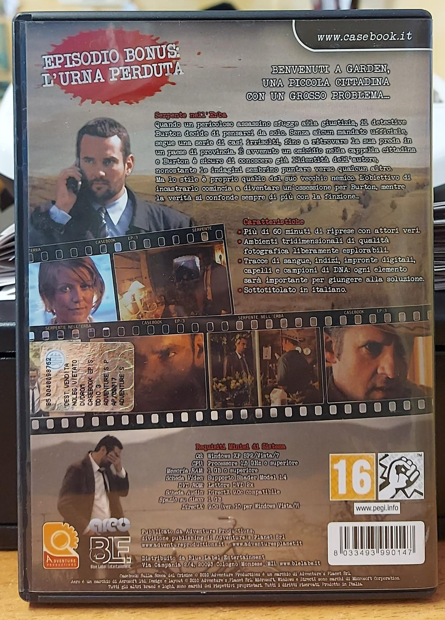 CASEBOOK SULLA SCENA DEL CRIMINE - 3° EPISODIO + BONUS