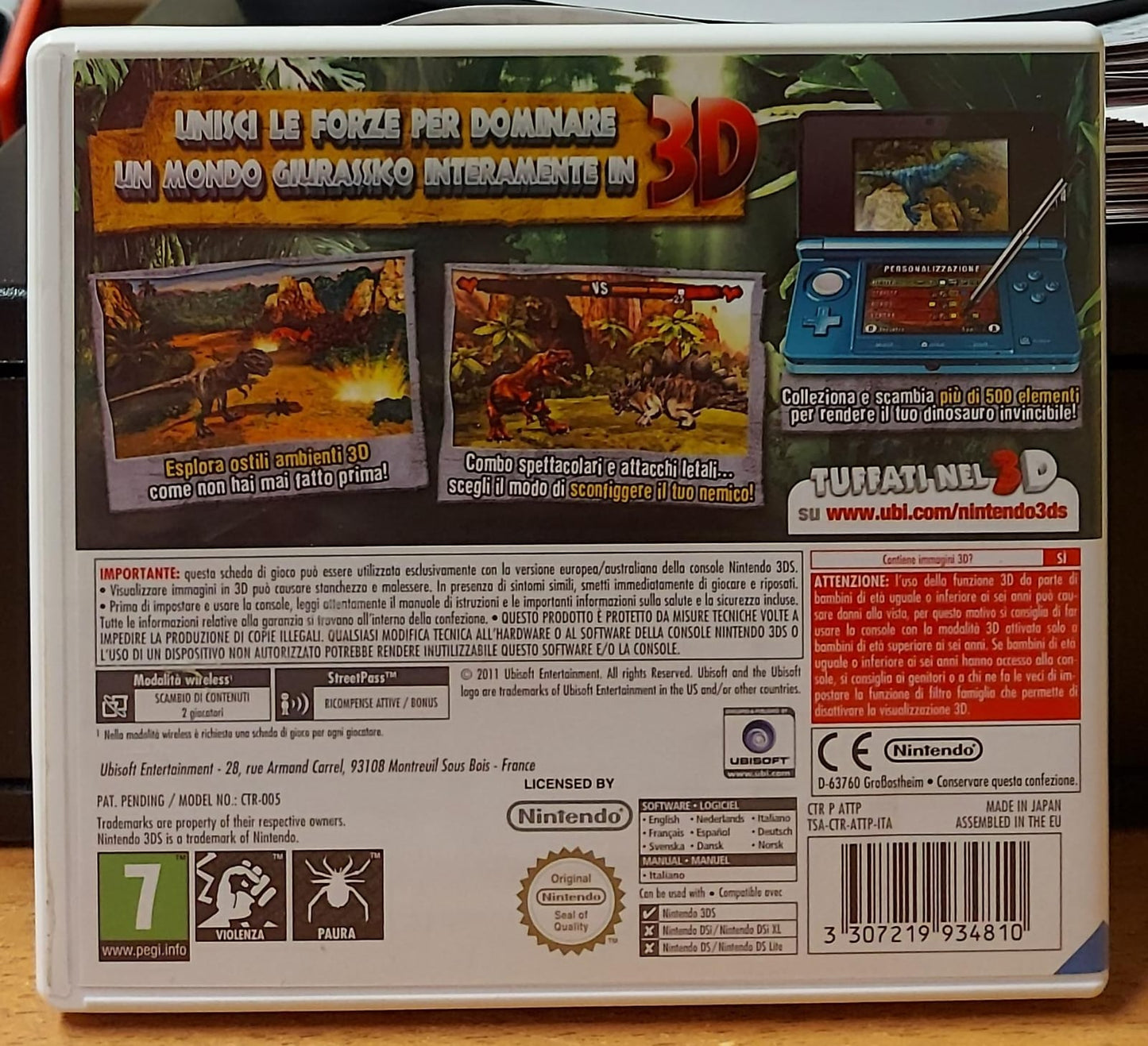 COMBATTIMENTI FRA GIGANTI DINOSAURI 3D