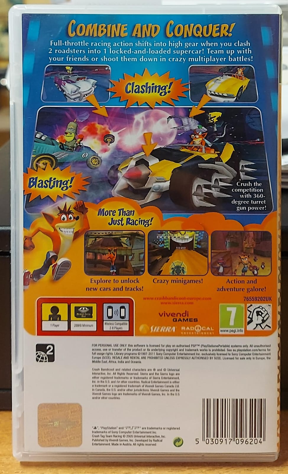 CRASH TAG TEAM RACING - PSP ESSENTIALS - LINGUA INGLESE