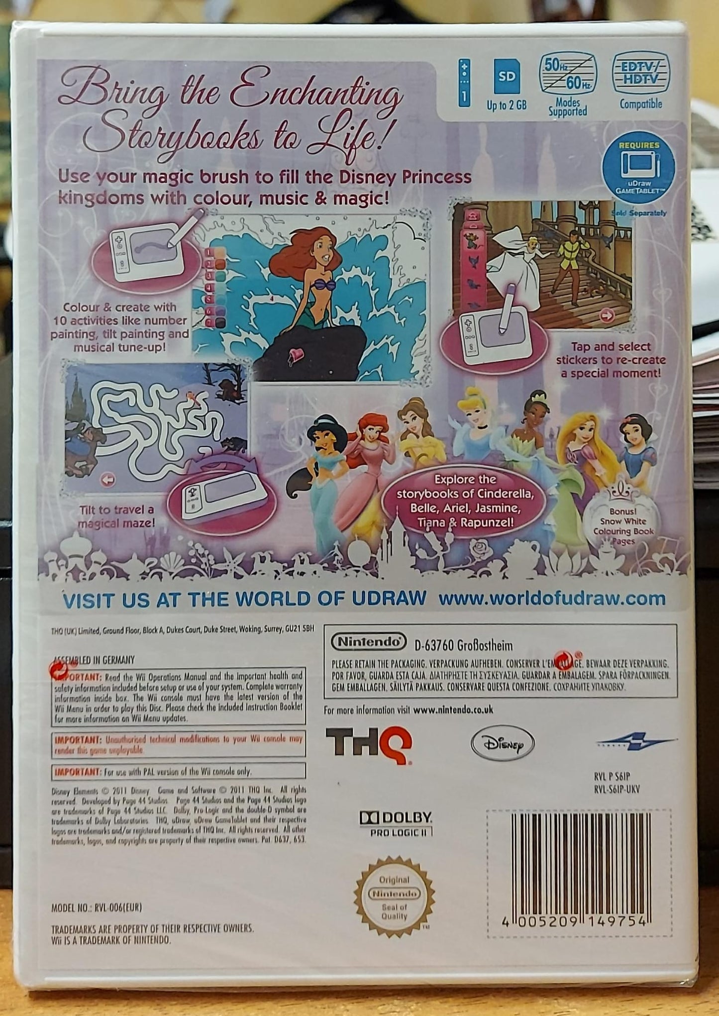 DISNEY PRINCIPESSA I LIBRI INCANTATI - NUOVO MAI APERTO