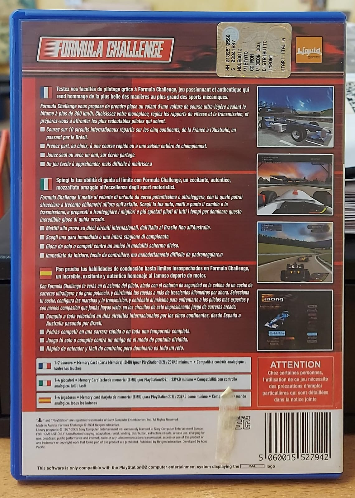 FORMULA CHALLENGE