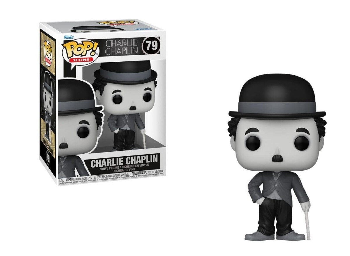 FUNKO POP ICONS: CHARLIE CHAPLIN 9 CM