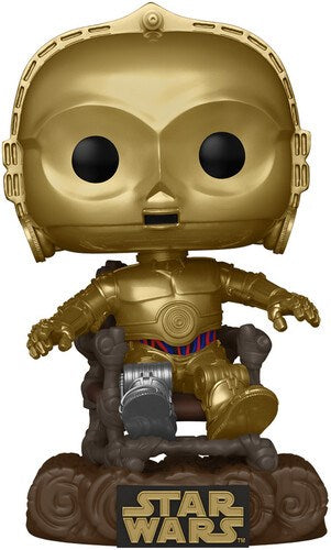 FUNKO POP STAR WARS: RETURN OF THE JEDI 40TH - 609 C3P0 IN CHAIR 9 CM
