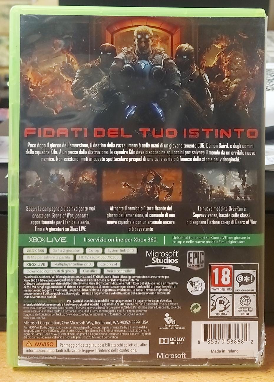 GEARS OF WAR JUDGMENT