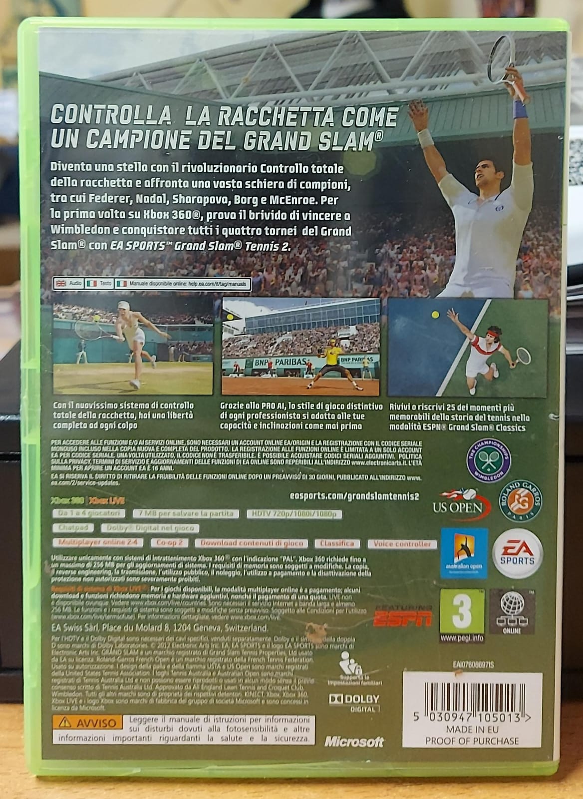 GRAND SLAM TENNIS 2