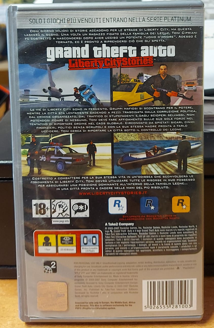 GTA LIBERTY CITY STORIES - PLATINUM