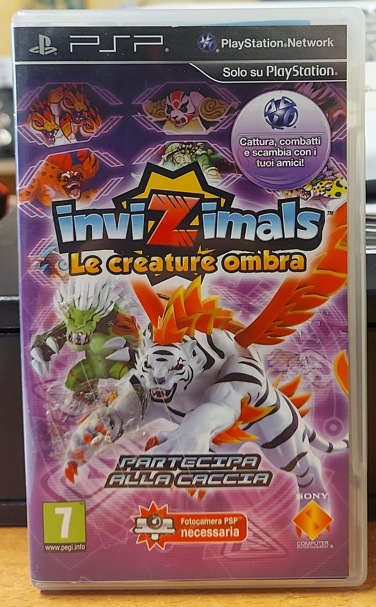 INVIZIMALS LE CREATURE OMBRA - FOTOCAMERA PSP NECESSARIA