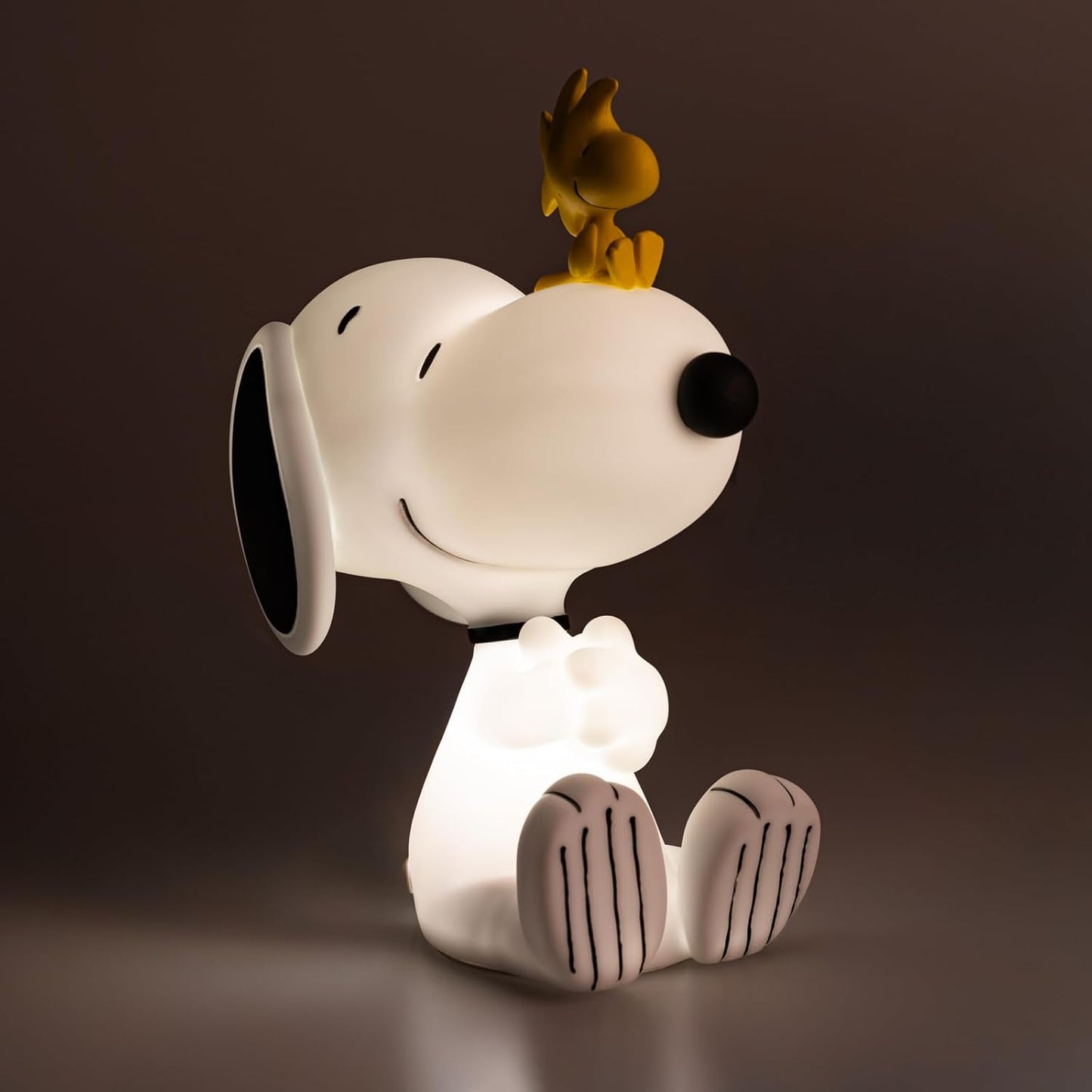 LAMPADA NOTTURNA SNOOPY CON CAVO USB O BATTERIE