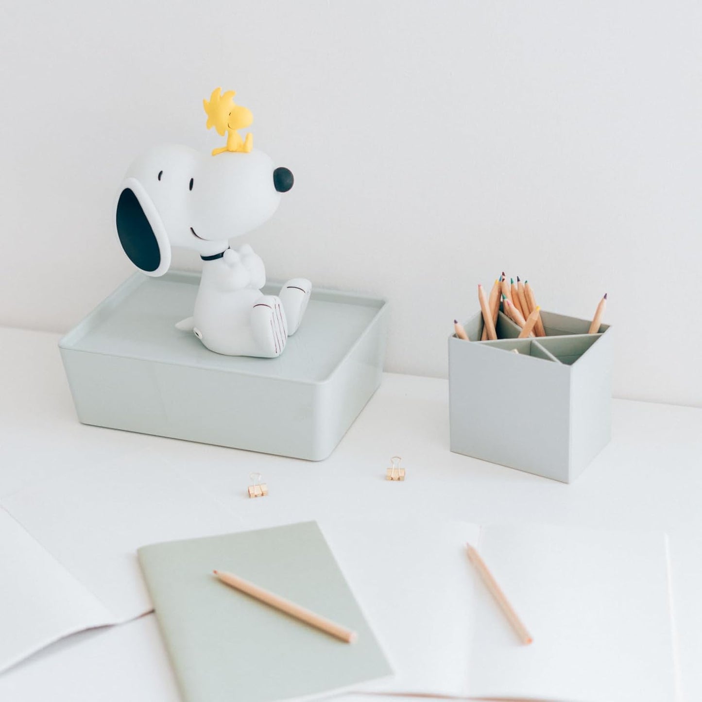 LAMPADA NOTTURNA SNOOPY CON CAVO USB O BATTERIE