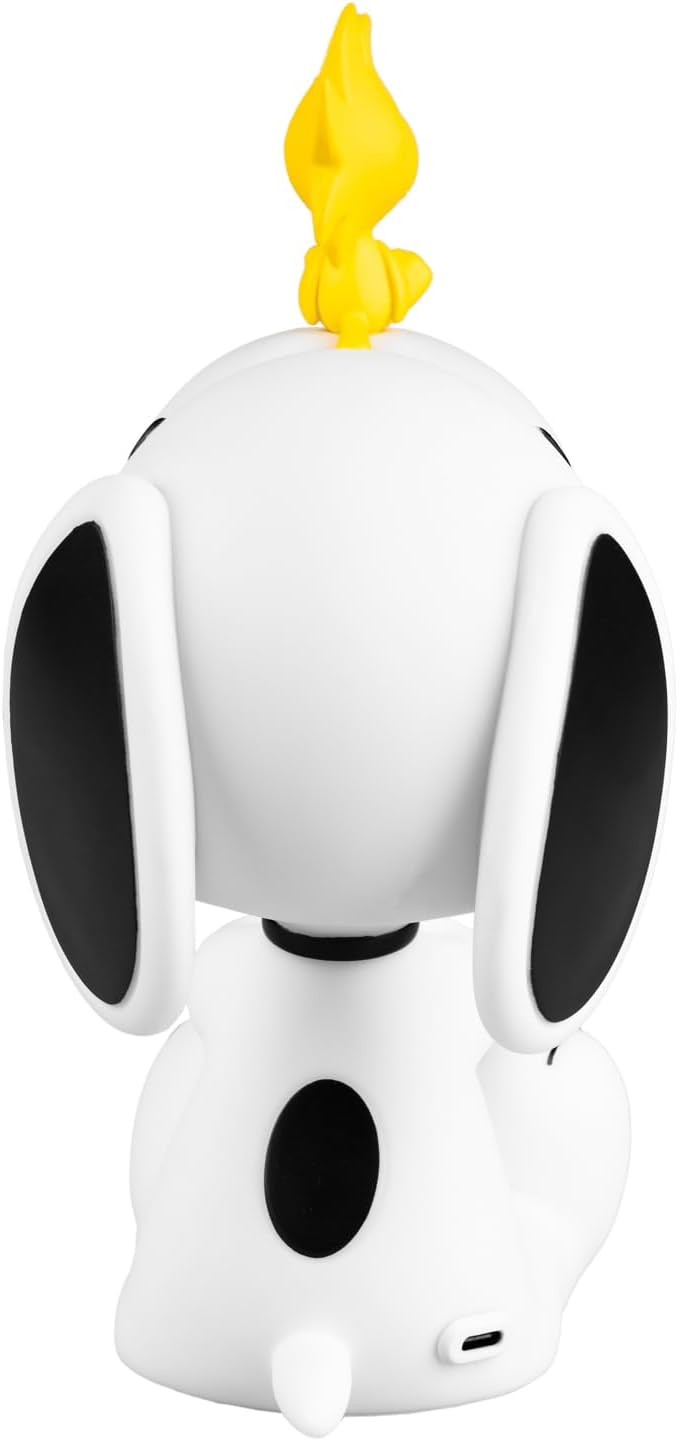 LAMPADA NOTTURNA SNOOPY CON CAVO USB O BATTERIE
