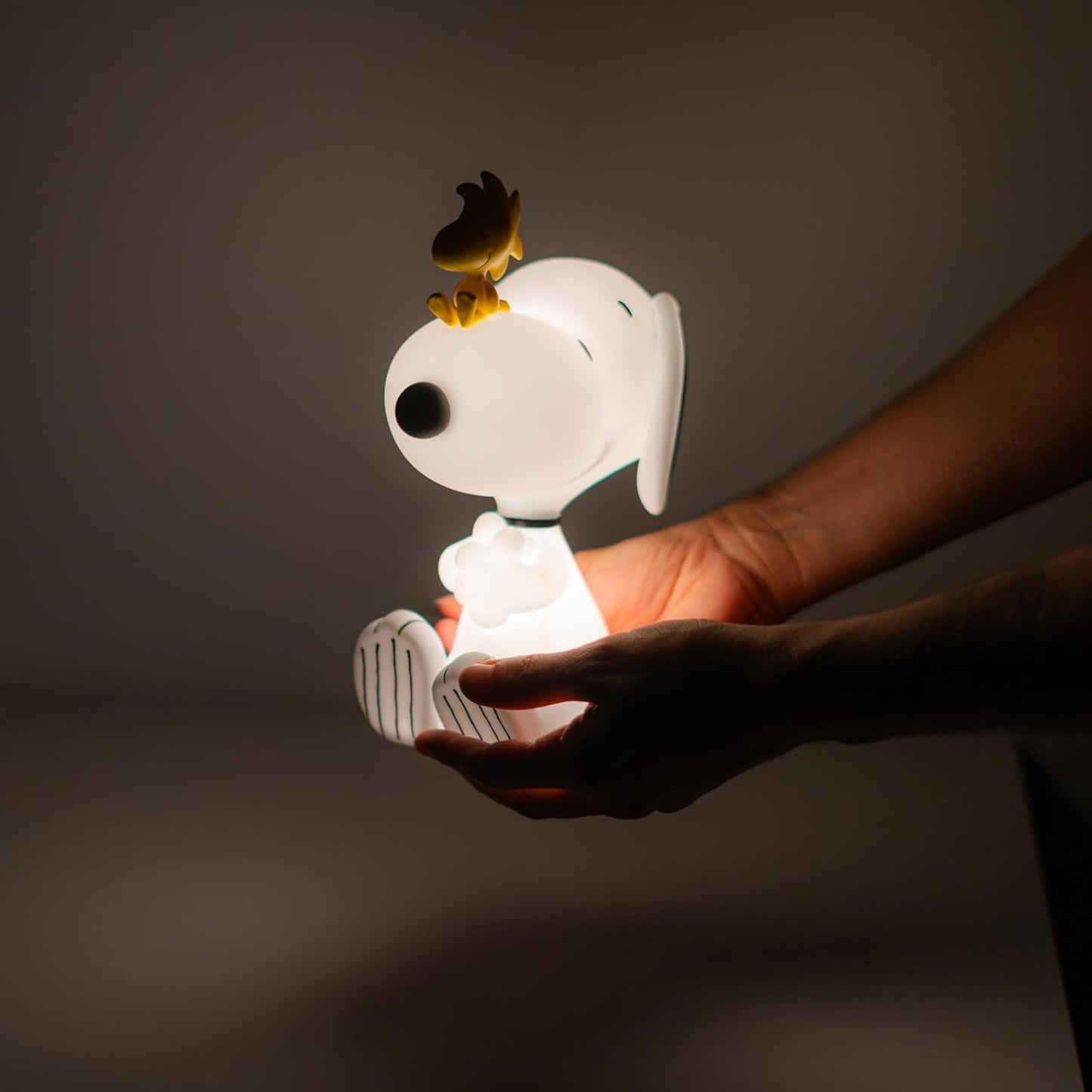 LAMPADA NOTTURNA SNOOPY CON CAVO USB O BATTERIE