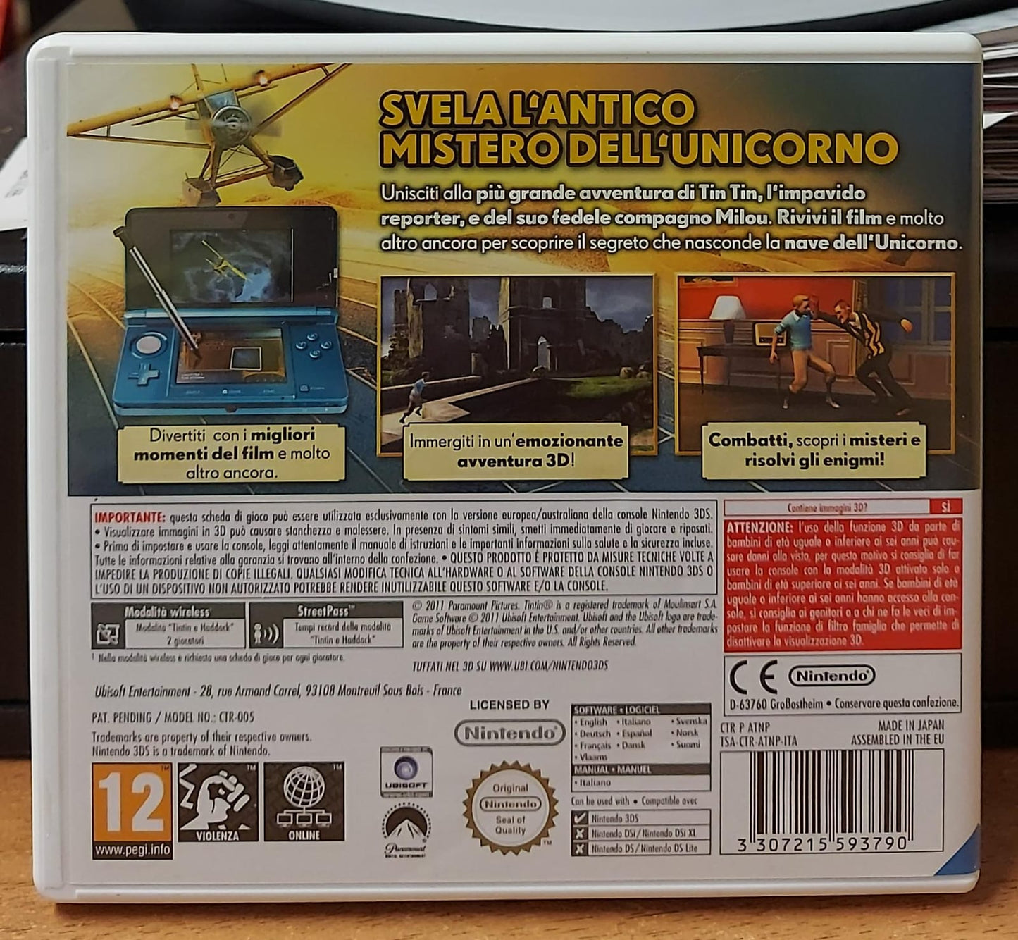 LE AVVENTURE DI TIN TIN IL SEGRETO DELL'UNICORNO