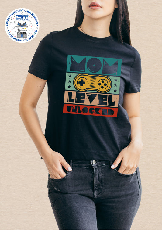 TSHIRT - MAMMA LEVEL UNLOCKED