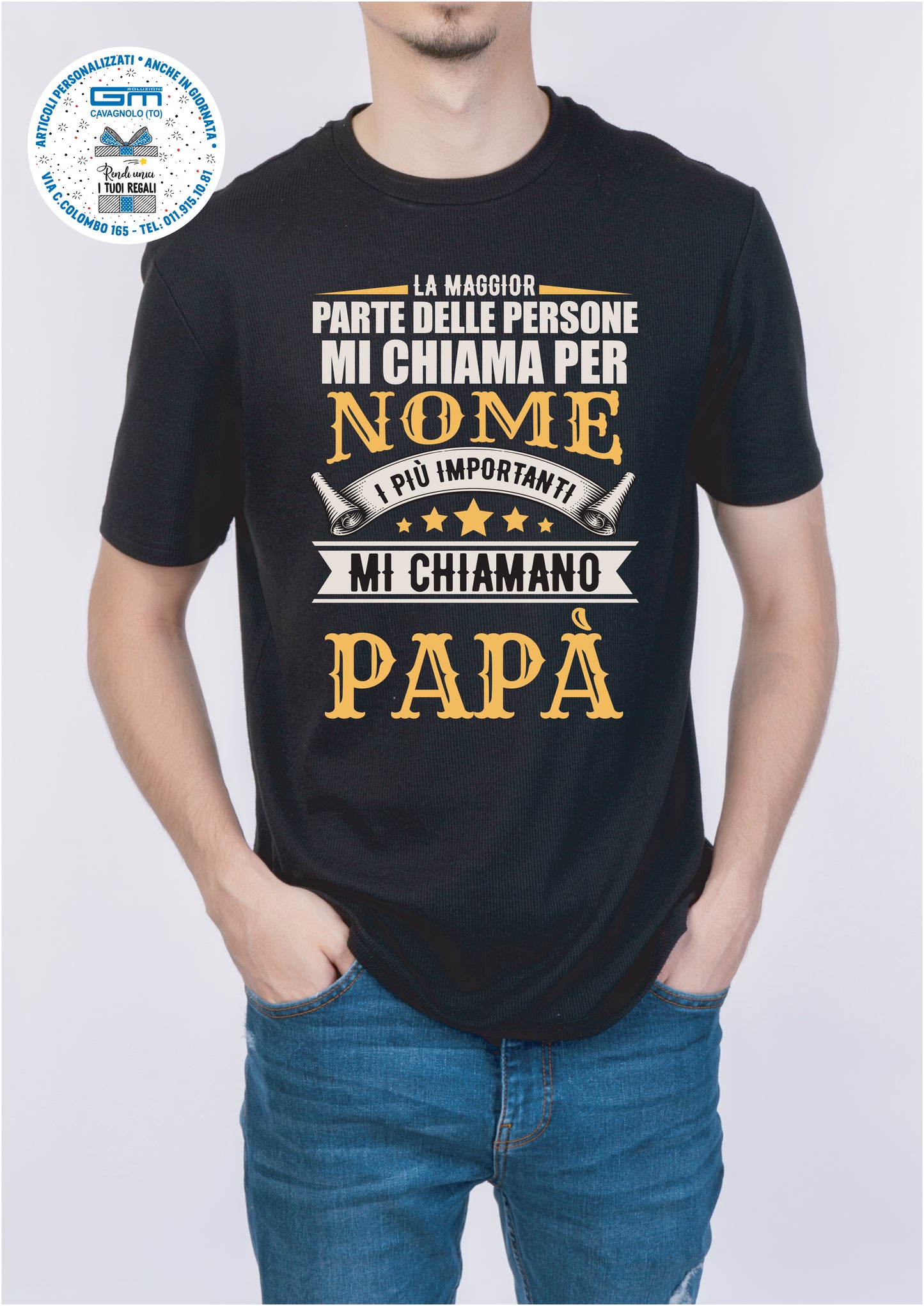 T-SHIRT MI CHIAMANO PAPA