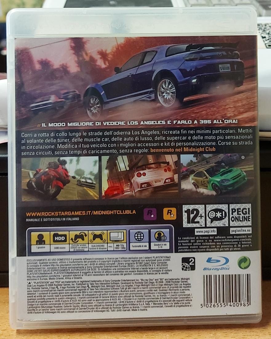 MIDNIGHT CLUB LOS ANGELES COMPLETO DI MAPPA