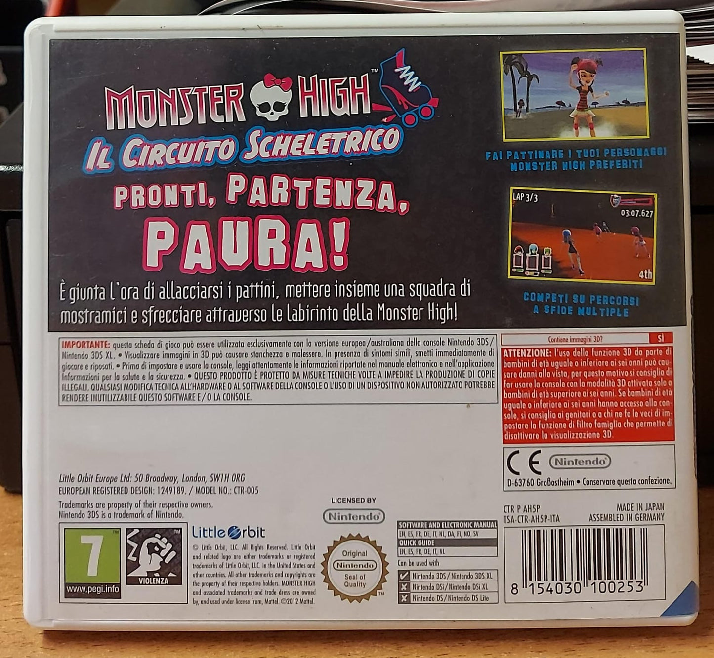 MONSTER HIGH IL CIRCUITO SCHELETRICO