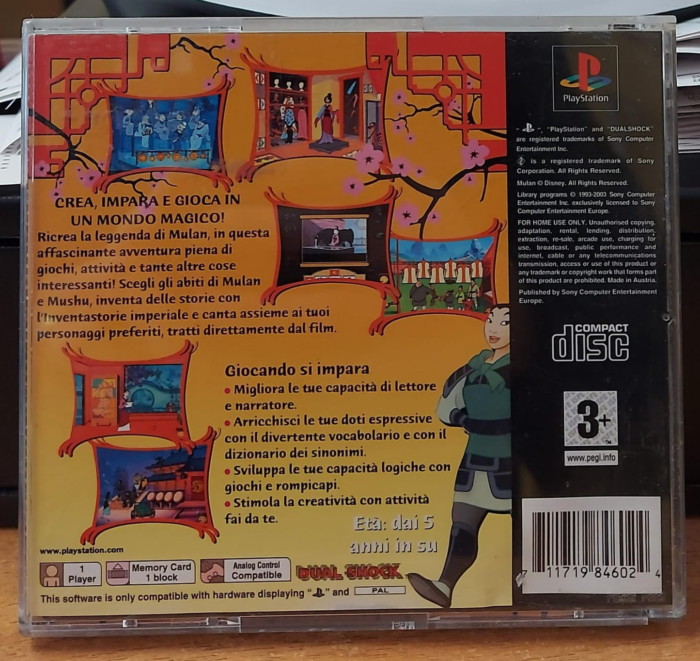MULAN LIBRO ANIMATO CREATIVO