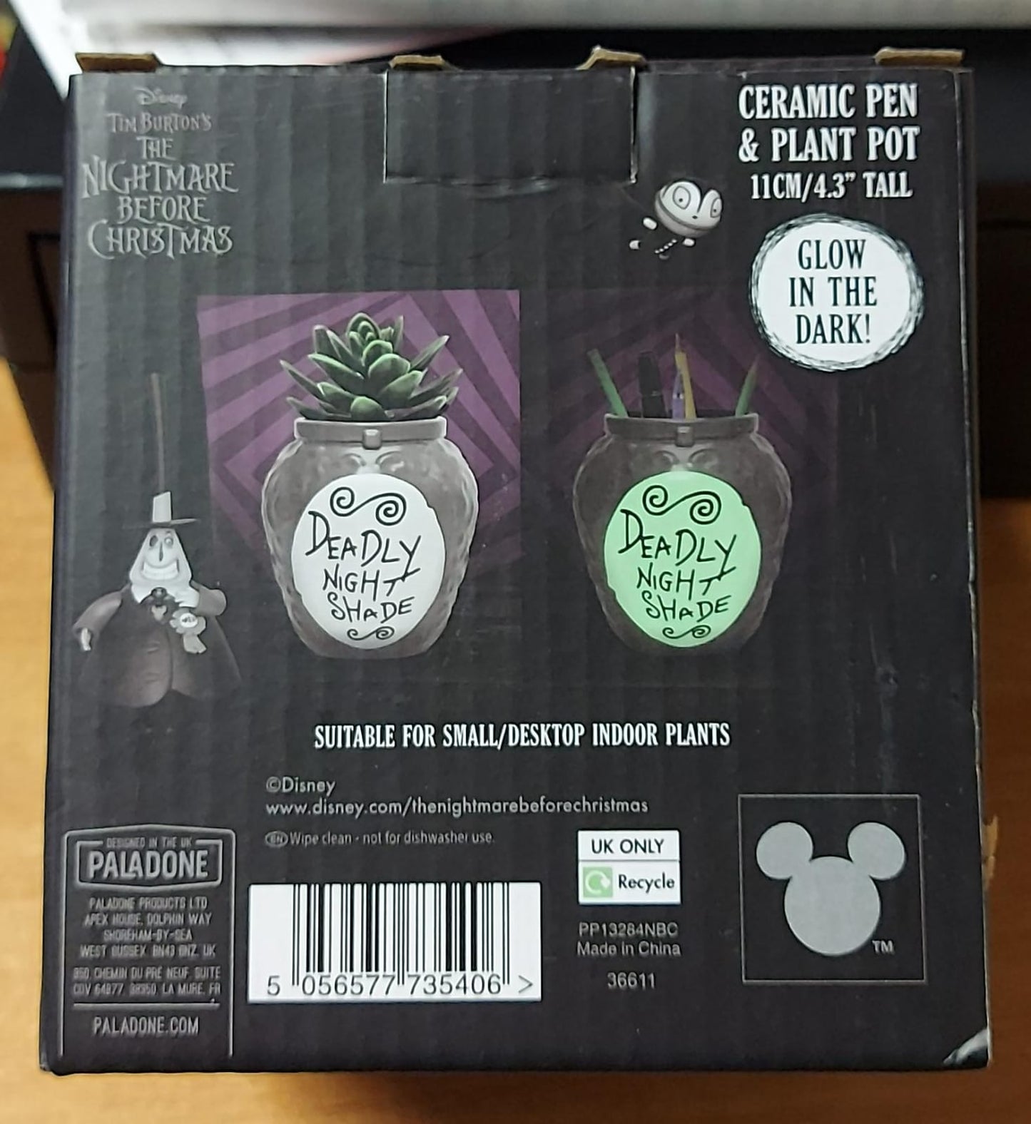 NIGHTMARE BEFORE CHRISTMAS PORTAPENNE SI ILLUMINA AL BUIO