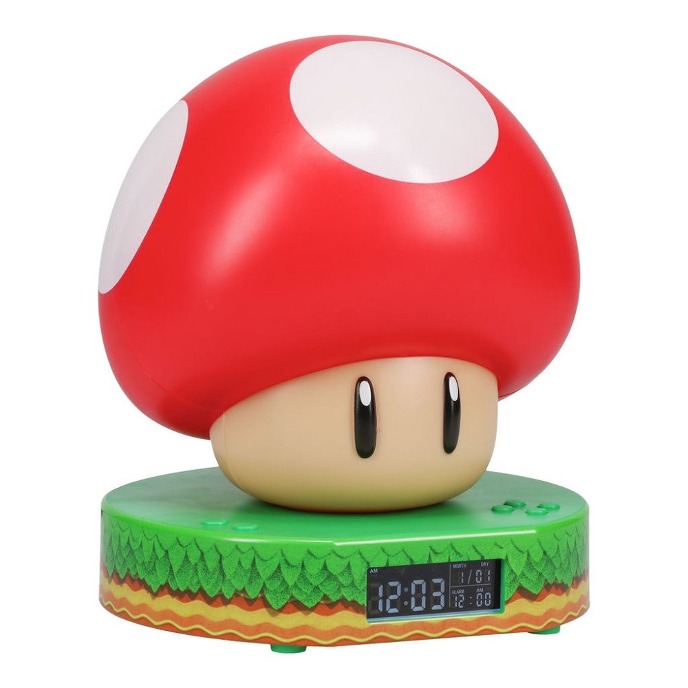 NINTENDO SUPER MARIO MUSHROOM DIGITAL ALARM CLOCK (SVEGLIA)