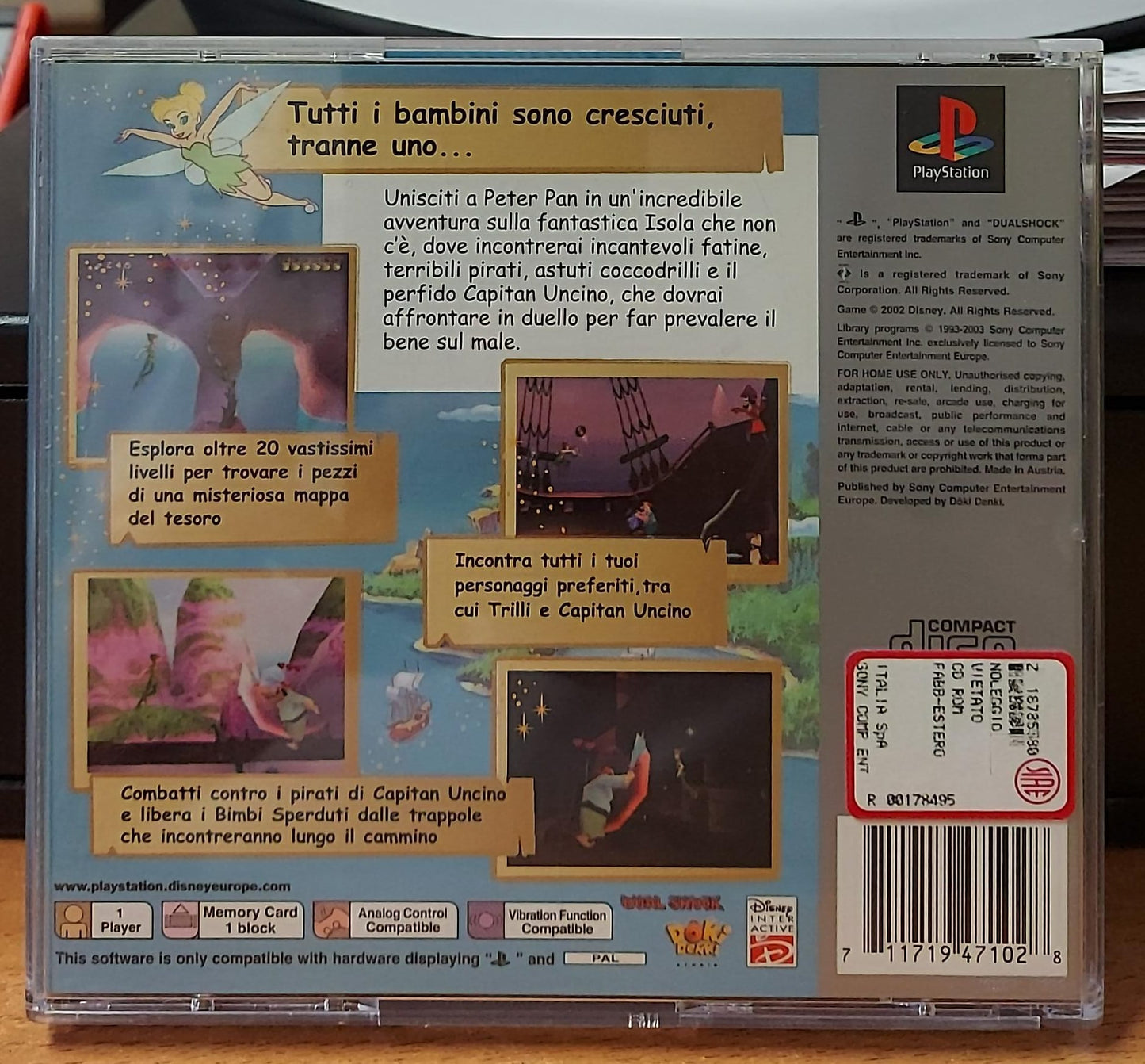 PETER PAN L'AVVENTURA NELL'ISOLA CHE NON C'E