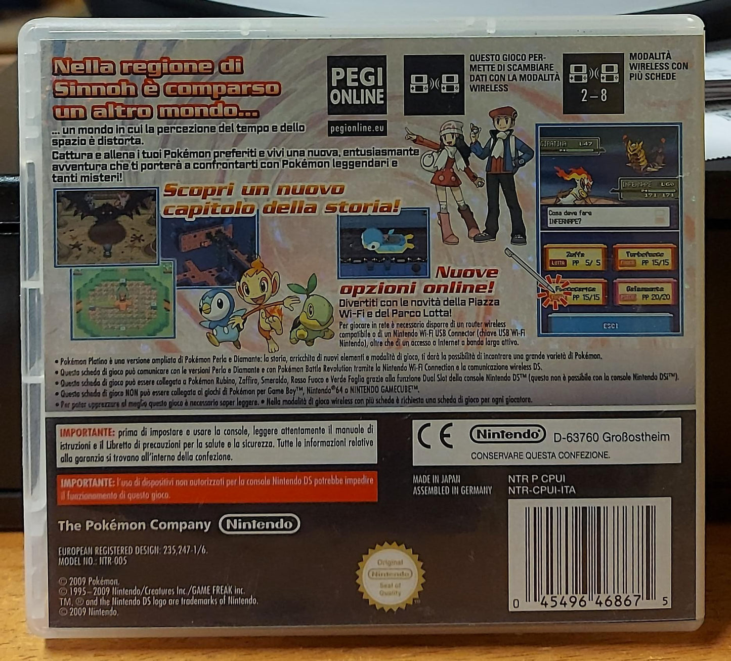 POKEMON VERSIONE PLATINO