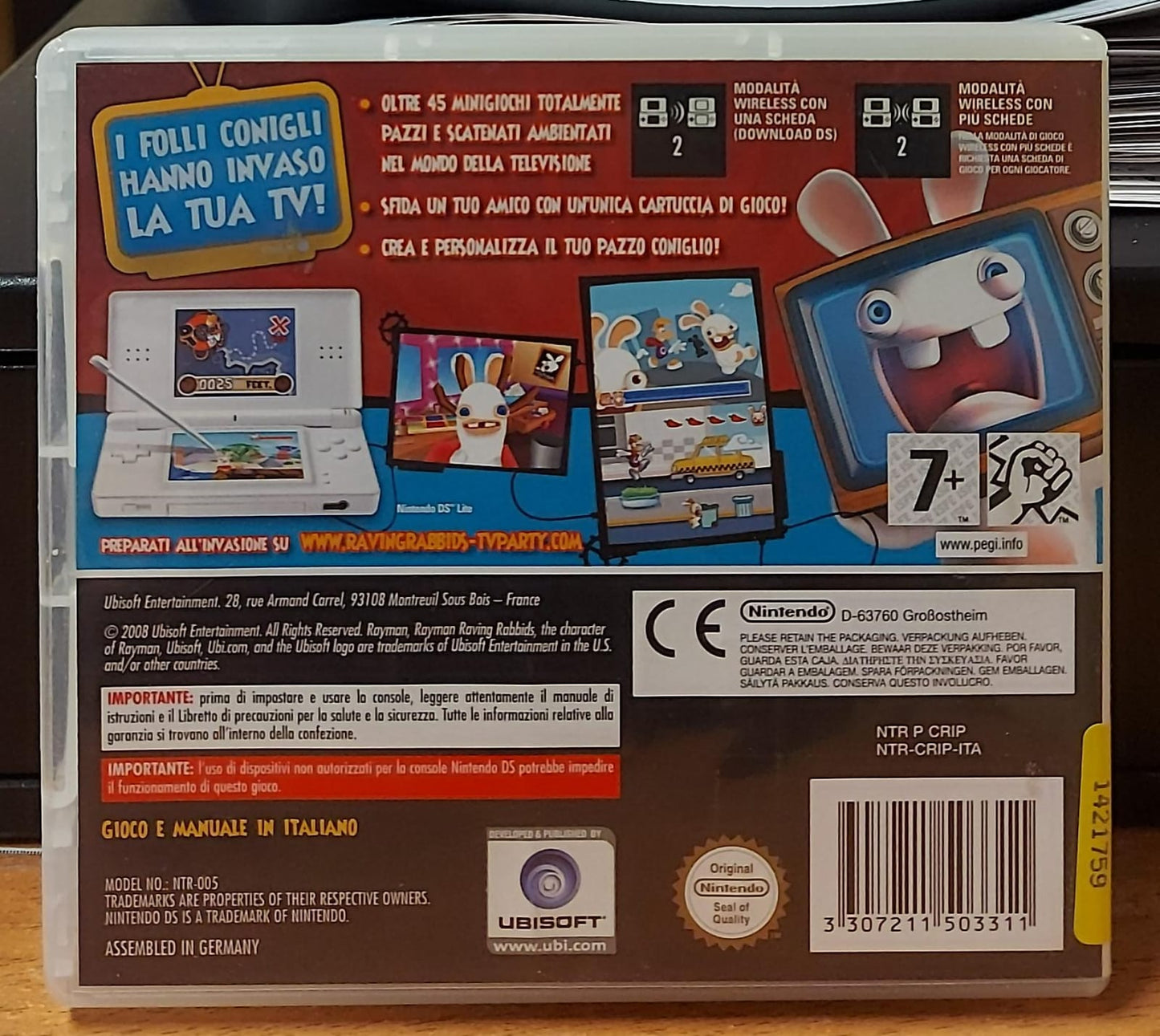 RAYMAN RAVING RABBIDS TV PARTY