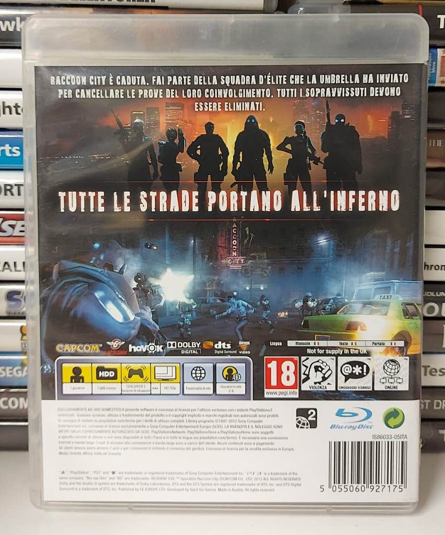 RESIDENT EVIL OPERATION RACCOON CITY