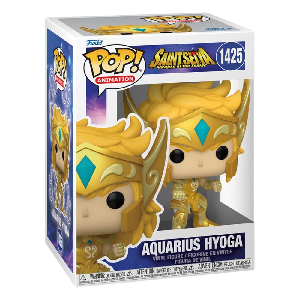 SAINT SEIYA - 1425 GOLD AQUARIUS HYOGA 9CM FUNKO POP!