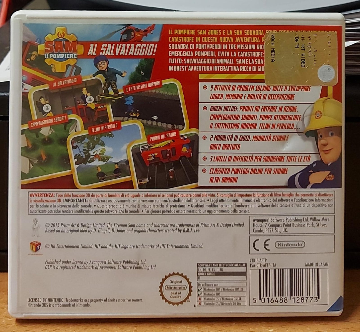 SAM IL POMPIERE AL SALVATAGGIO