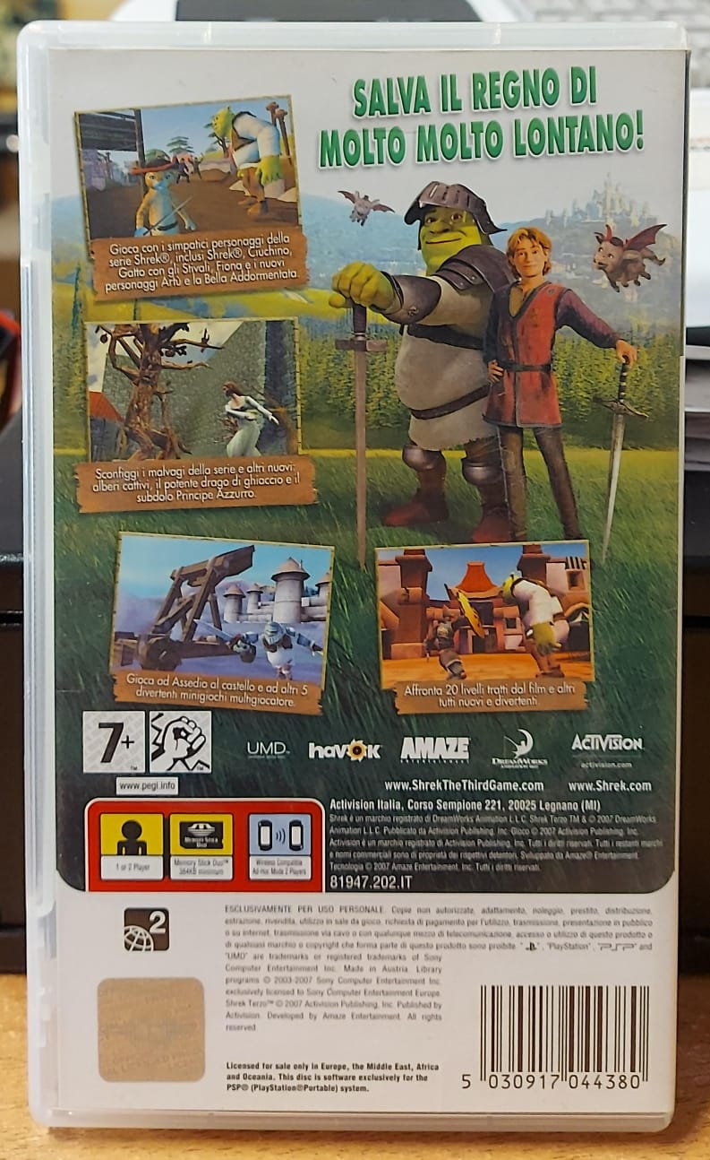 Shrek Terzo PSP
