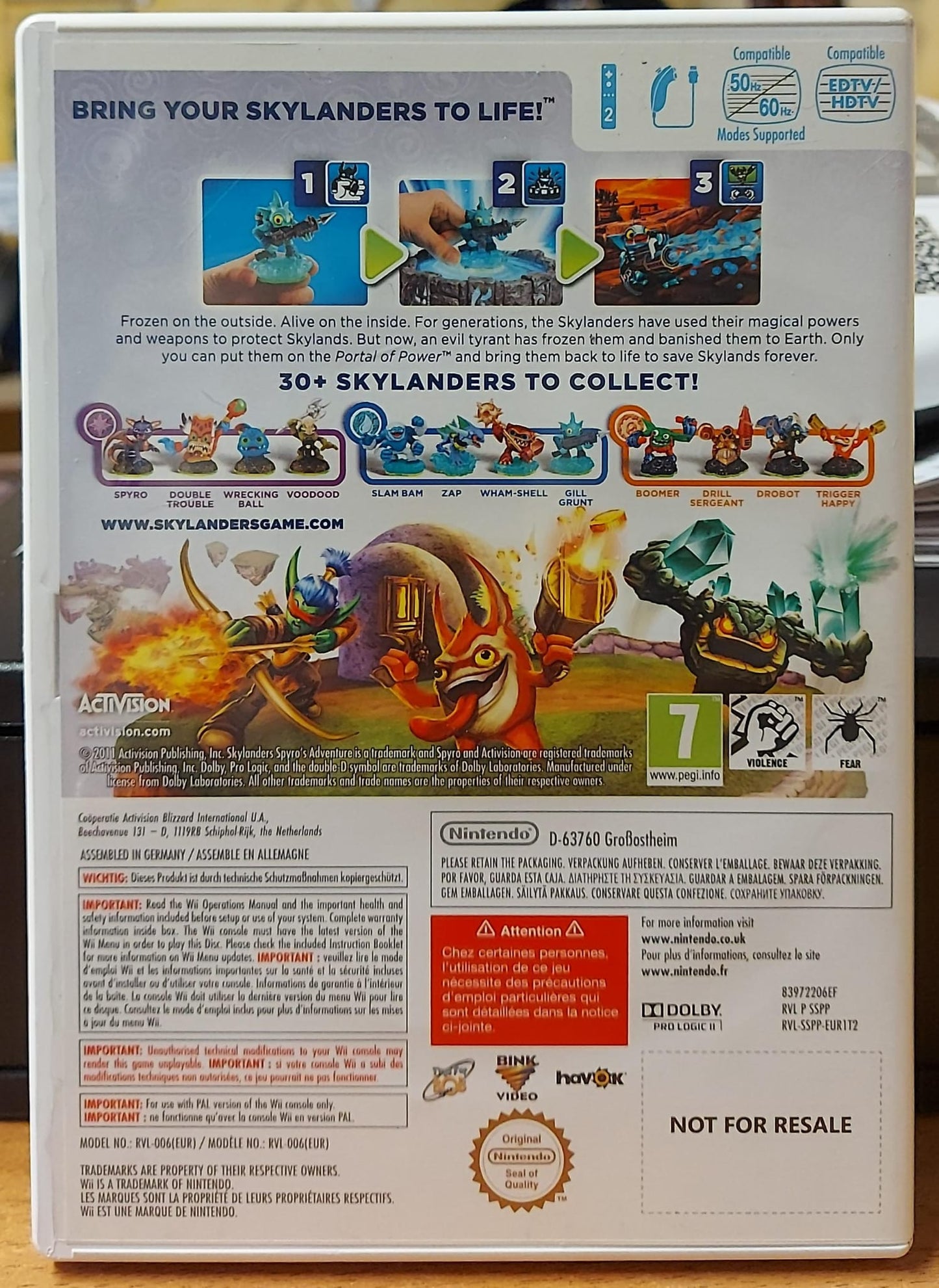 SKYLANDERS SPYRO'S ADVENTURE - SOLO GIOCO