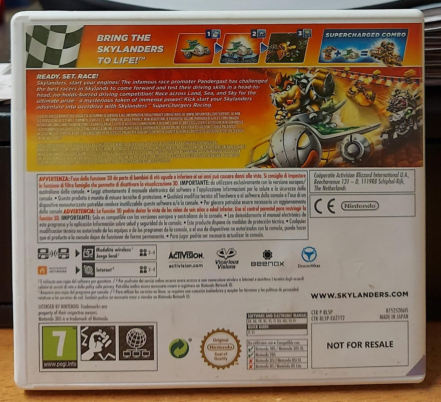 SKYLANDERS SUPERCHARGERS RACING - SOLO GIOCO