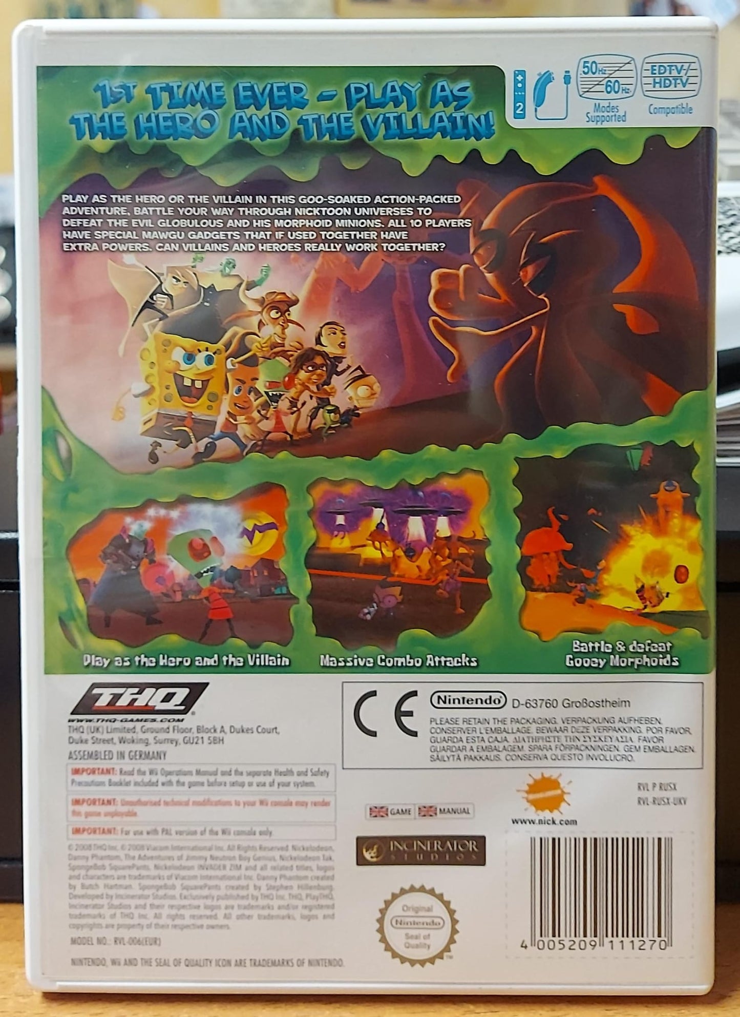 SPONGEBOB SQUAREPANTS FT NICKTOONS GLOBS OF DOOM