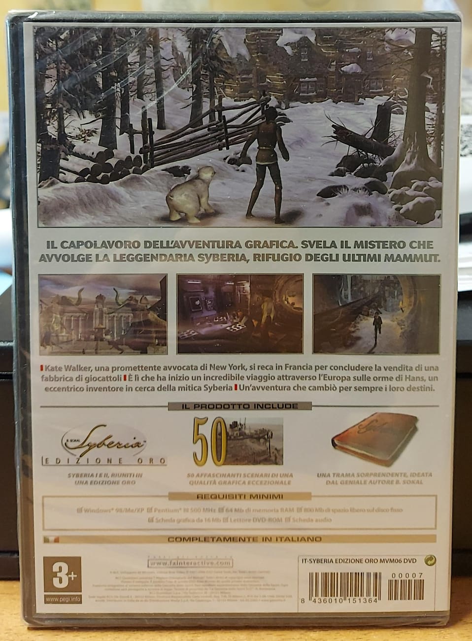 SYBERIA EDIZIONE ORO - NUOVO MAI APERTO