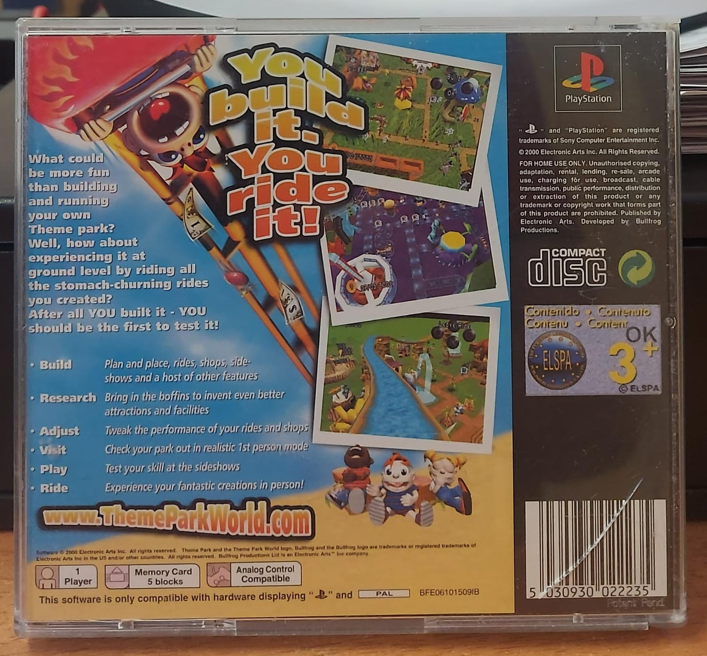 THEME PARK WORLD MULTILINGUA CON ITALIANO