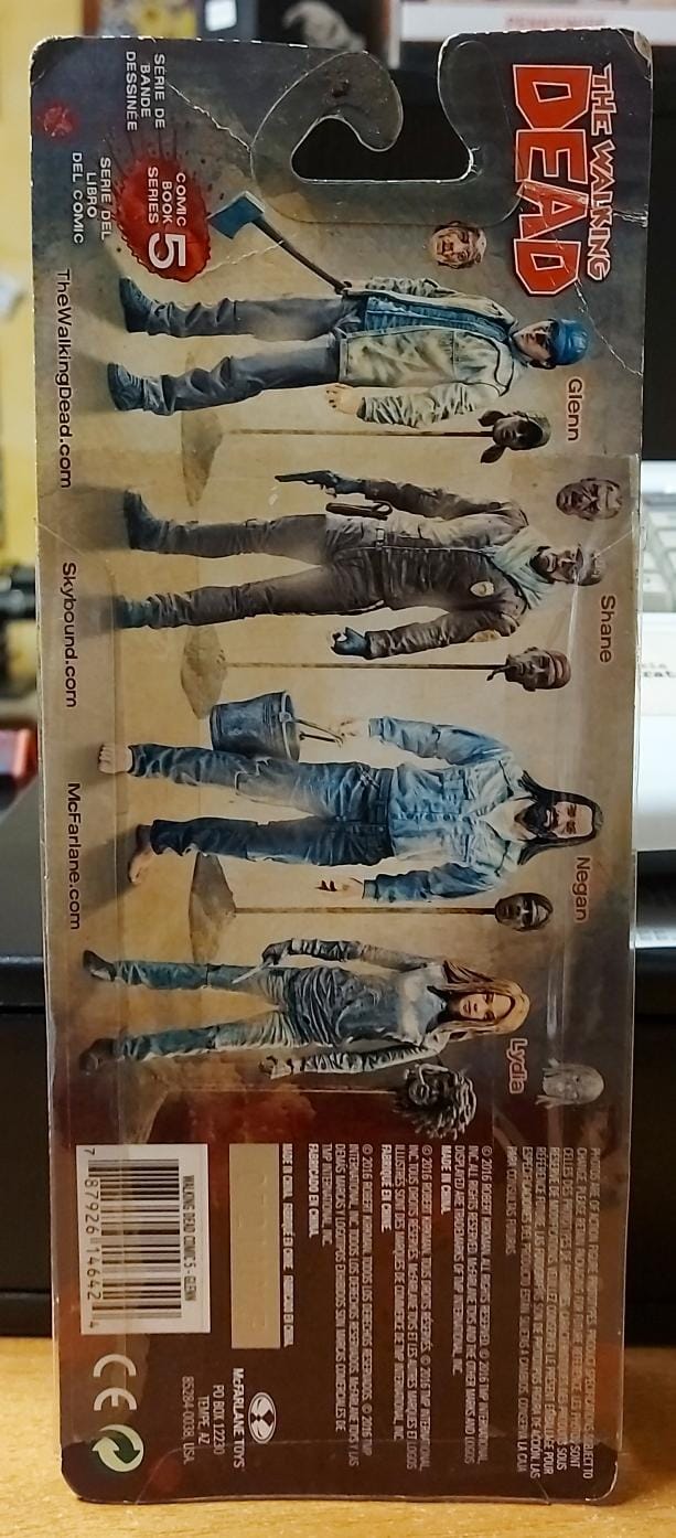THE WALKING DEAD GLENN SERIES 5 MCFARLANE ACTION FIGURE