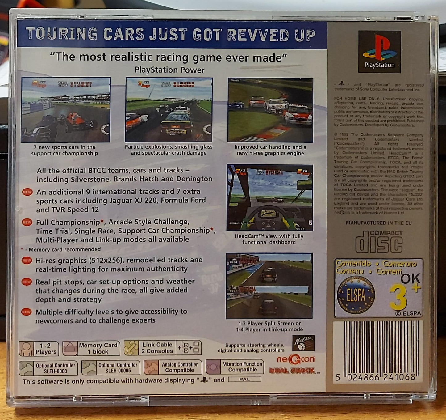 TOCA 2 TOURING CARS - LINGUA INGLESE