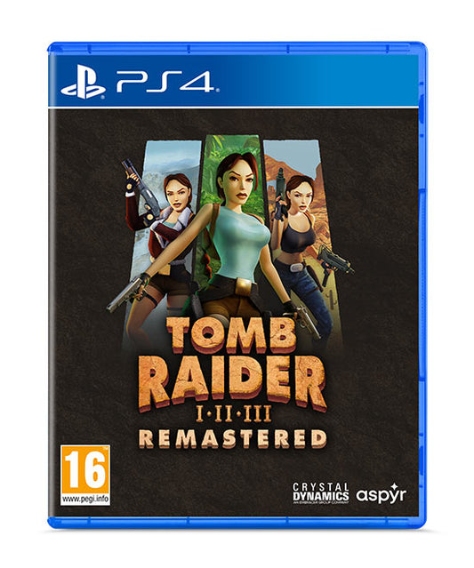 TOMB RAIDER I -II -III REMASTERED - NUOVO MAI APERTO